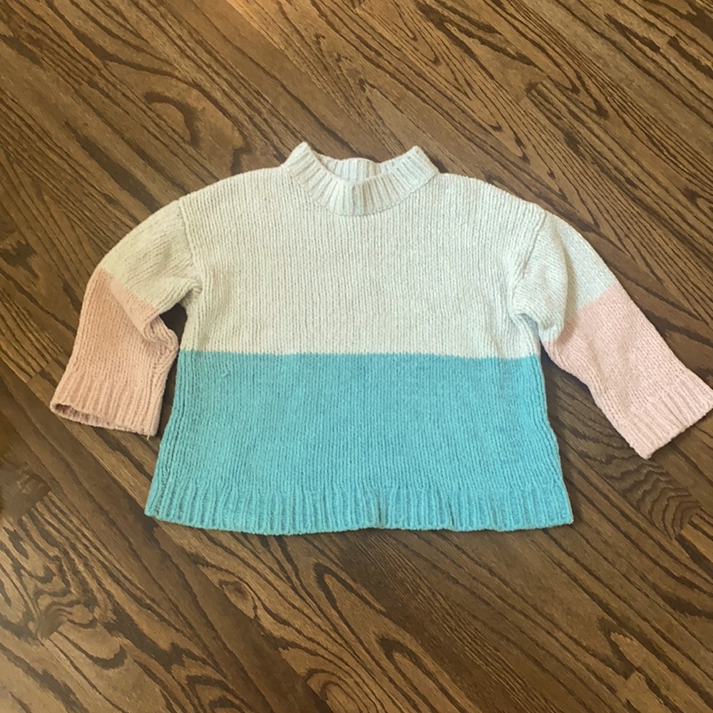 stem cable knit sweater